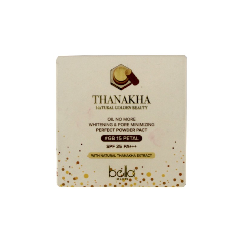 Bella Thanakha Oil No More Perfect Powder Pact 4.5g (Whitening & Pore Minimizing)