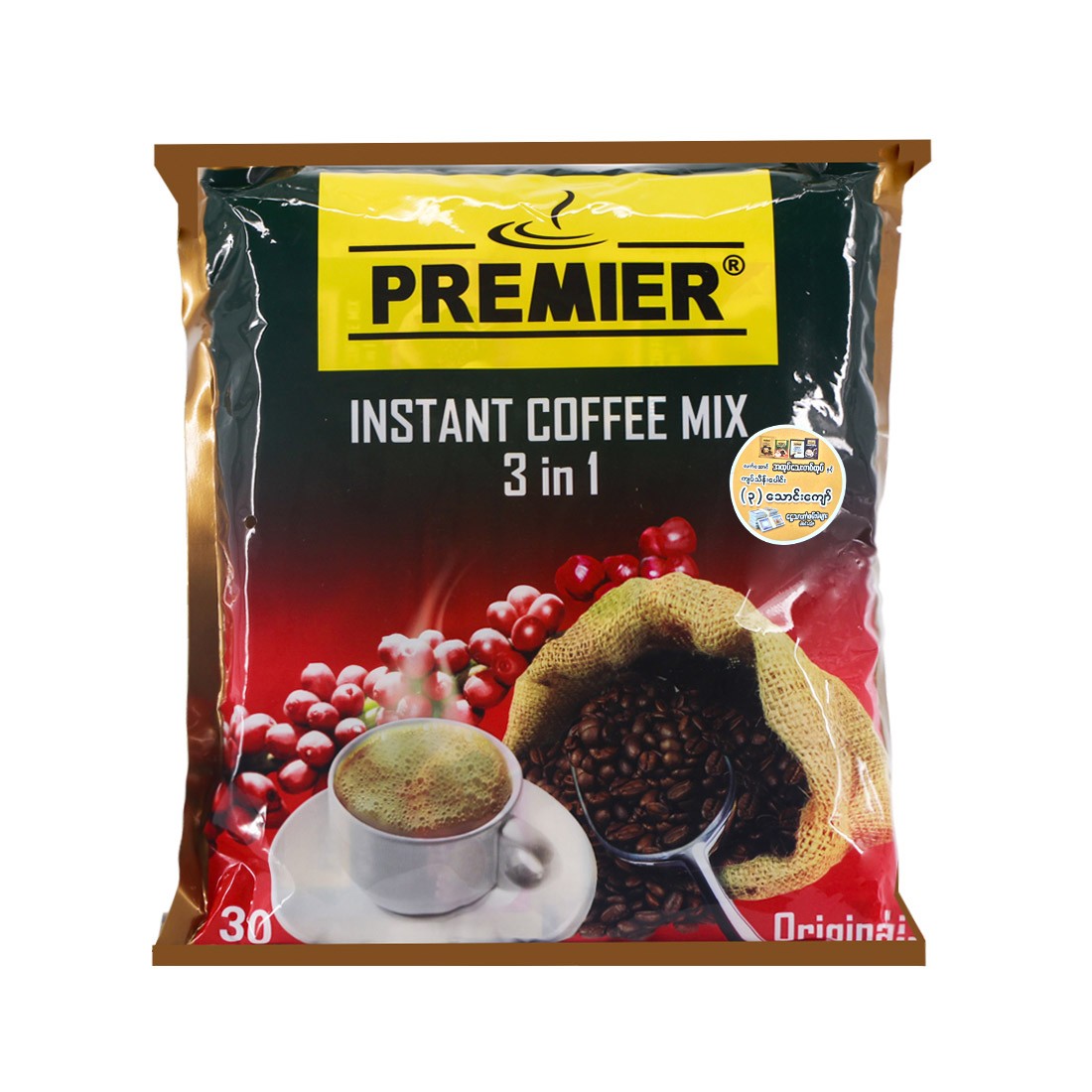 Premier 3 in 1 Instant Coffee Mix 30pcs