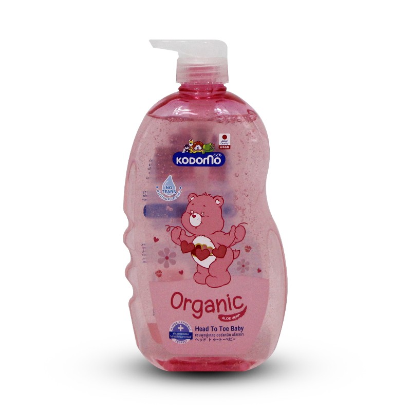 Kodomo Head To Toe Wash Pink 800ml