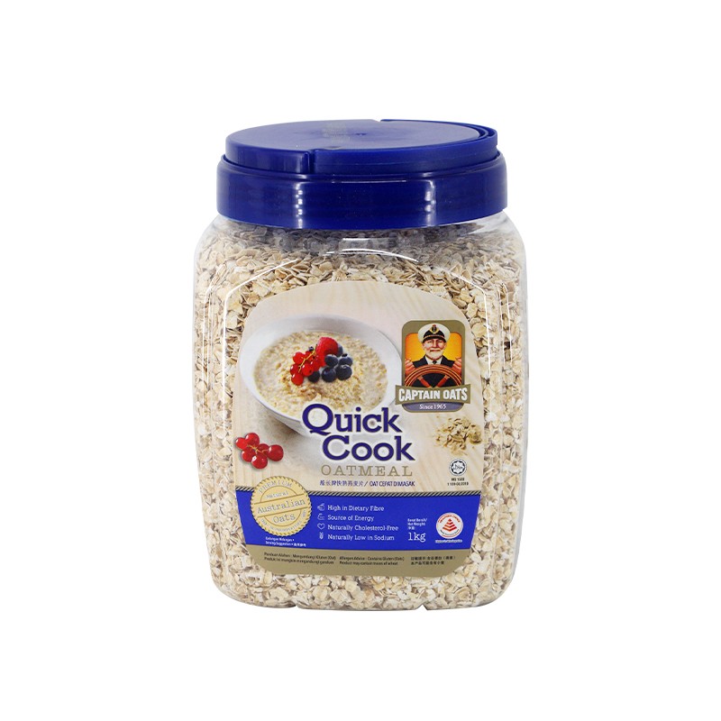 Captain Oats Quick Cook Oatmeal 1Kg