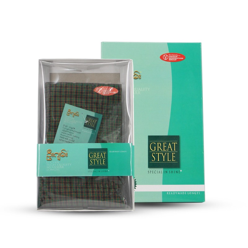 U Gyan Gant Gaw High Quality Myanmar Longyi