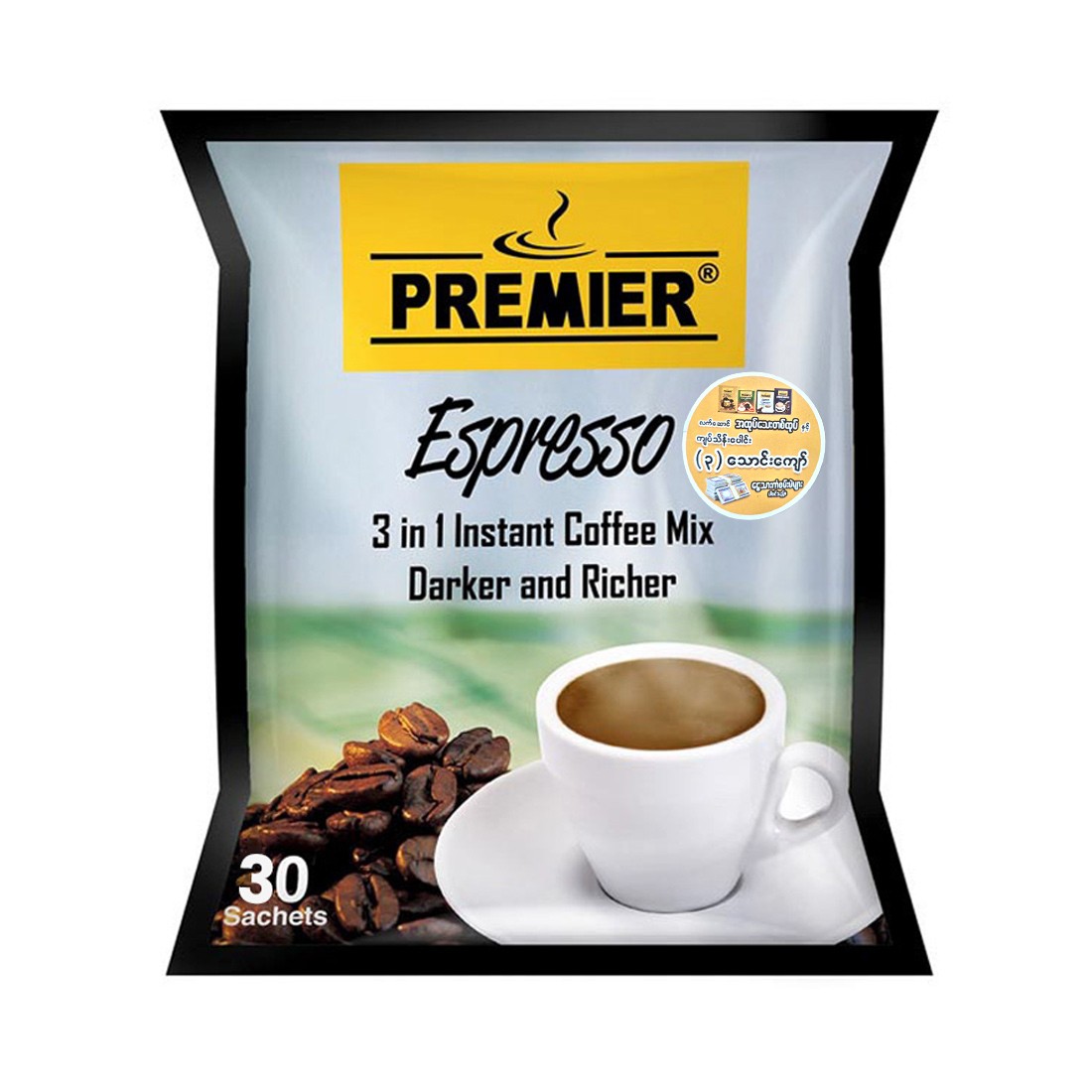 Premier Espresso 3 in1 Coffeemix 30pcs