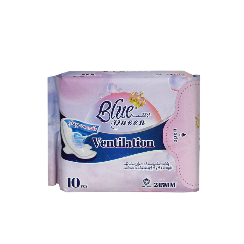 Blue Queen Cotton Day Pad 245mm(10pcs)