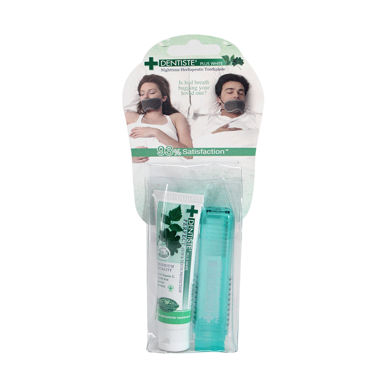 Dentiste Plus White Travel Pack (Toothbrush + Nighttime Toothpaste 20g)