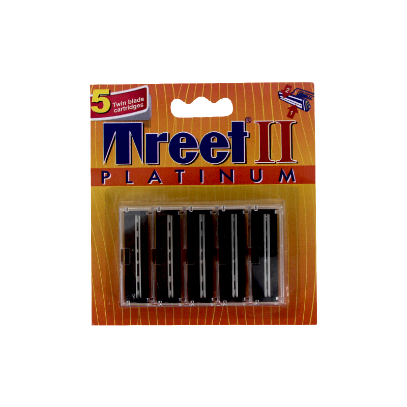 Treet II Platinum Twin Blade 5 pcs (Refill)