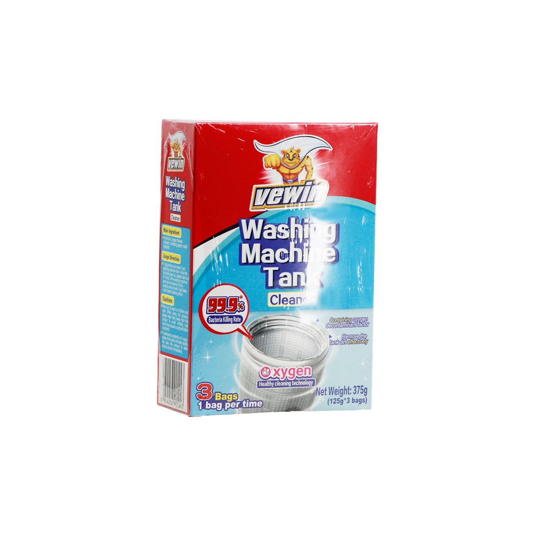 Vewin Washing Machine Tank Cleaner 125g*3 Bags