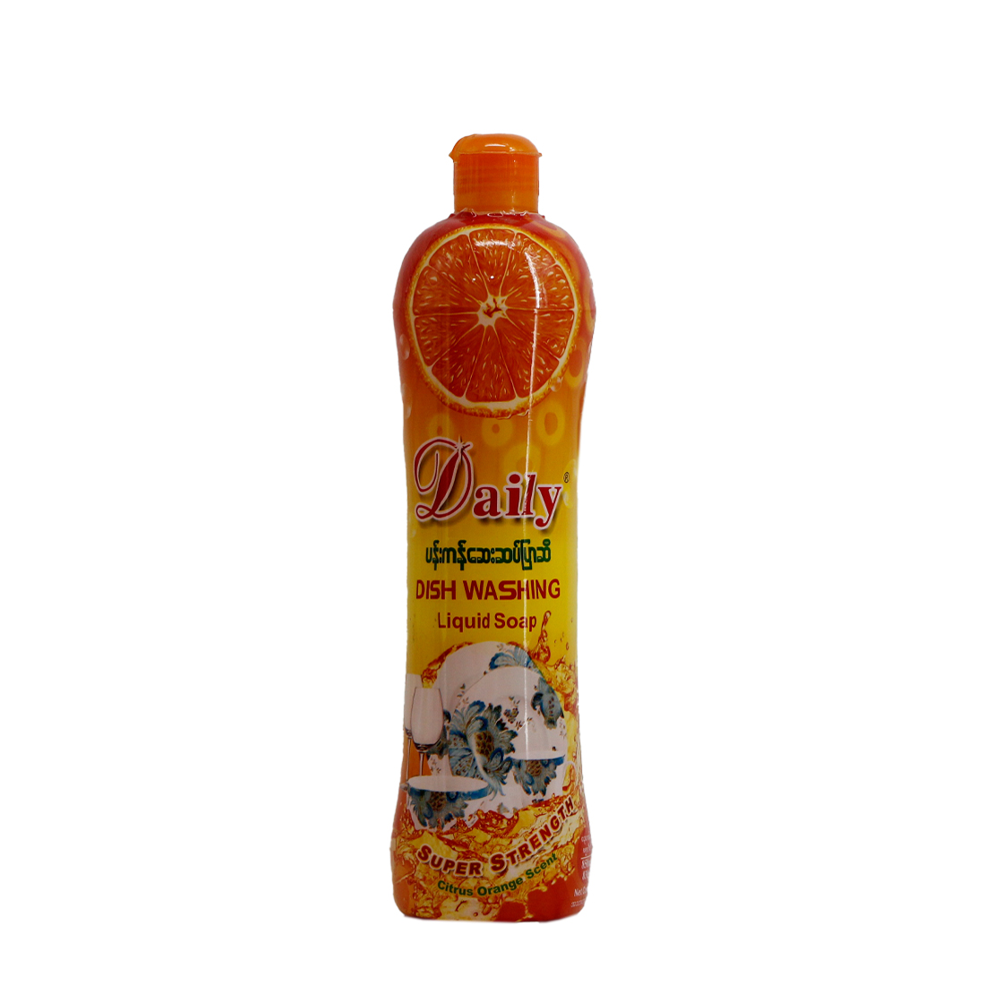 Daily Dish Washing Liquid Soap 850ml (Orange Scent)