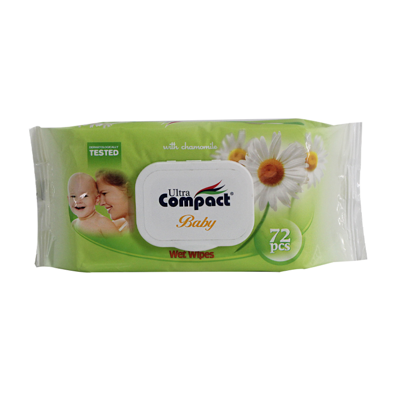 Ultra Compact Baby Wet Wipes 72pcs
