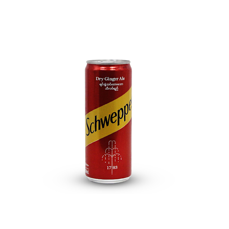 Schweppes Dry Ginger Ale Soft Drink 330ml